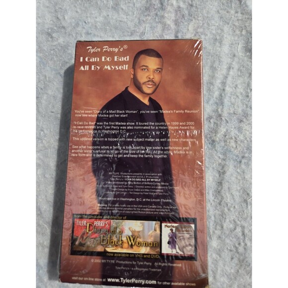 Tyler Perrys I Can Do Bad All By Myself VHS Vintage 2001/2002 With Case Perry - Picture 3 of 8